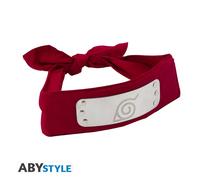 ABYSTYLE Naruto Shippuden ufficiale Konoha rosso fascia replica adulto dimensioni 88,9 x 4,8 cm anime Cosplay Naruto Merch Naruto Naruto Cosplay Merch Naruto Cosplay Merch regalo