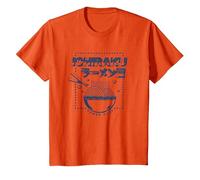 Naruto Shippuden Ichiraku Ramen Shop Logo Anime Maglietta, Bambini, Arancio, 3 Anni