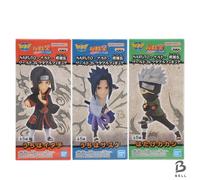 Naruto Shippuden Itachi Sasuke Kakashi 3 Figure Set Uchiha Collection Banpresto