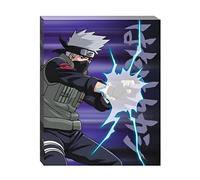 Naruto Shippuden Kakashi Chidori 20"X16" Canvas Da Parete Illuminato
