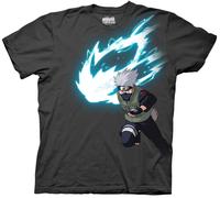 Naruto Shippuden Kakashi Hatake Bianco Fang Adulti T Shirt