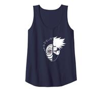 Naruto Shippuden Kakashi Tobi Faccia Divisa Canotta, Donna, Navy, XXL