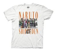 Naruto Shippuden Maglietta Uomo Maniche Corte Cotone Girocollo Graphic