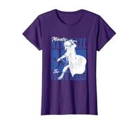 Naruto Shippuden Minato Fourth Hokage Maglietta, Donna, Viola, 3XL