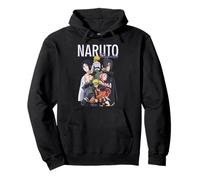 Naruto Shippuden Ninja Group Modern Collage Photo Anime Felpa con Cappuccio