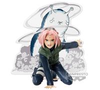 Banpresto Naruto Shippuden Panel Spectable Sakura Haruno - Figura de Coleccion - Altura 9cm aprox - Fabricada en PVC y ABS