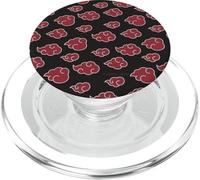 Naruto Shippuden Repeating Akatsuki Clouds Pattern Anime PopSockets PopGrip per MagSafe