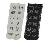 Naruto Shippuden Simboli Del Villaggio Unisex 2 Paia Di Calzini A Corte
