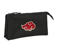 Triple Carry-All Naruto Black 22 X 12 X 3 Cm NUOVO