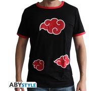 ABYstyle Maglietta Naruto Shippuden Akatsuki Premium Uomo Nero S