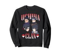 Naruto Shippuden Uchiha Clan Collage with Symbols Anime Felpa