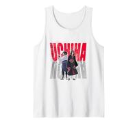 Naruto Shippuden Uchiha Itachi & Sasuke Gradient Logo Anime Canotta