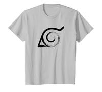 Naruto Shippuden Villaggio Antifoglia Maglietta, Bambini, Argento, 3 Anni