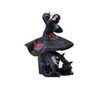 Bandai Tamashii Nations Naruto Shippuden Extra Battle Pvc Itachi Uchiha The Light & Dark Of The Mangekyo Sharingan 24 Cm Statue Nero