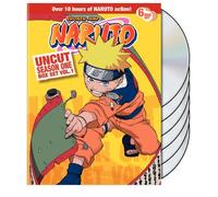 Naruto Uncut – Stagione 1 Vol.1 – Box 6 dischi DVD – Edizione Stati Uniti – Warner Bros.