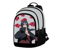 Naruto Unisex Kid's Itachi School Backpack-Double Compartment, Multicoloured, 44