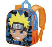 Naruto Zaino 3D Piccolo, 26 x 31 cm, Capacità 8.5 L, Blu Happy