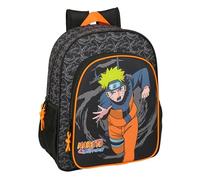 Naruto - Zaino scuola per bambini, adatto a carrozzina, ideale per bambini in età scolare, comodo e versatile, qualità e resistenza, 32 x 12 x 38 cm