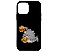 Narvalo Burger Amore Cartone animato Custodia per iPhone 12 mini