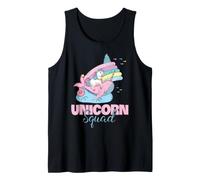 Narvalo Unicorn Squad Cute Fantasy Ocean Animal Canotta