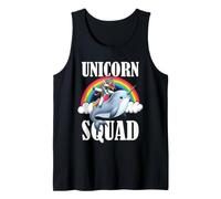 Narvalo Unicorn Squad Cute Fantasy Ocean Animal Canotta