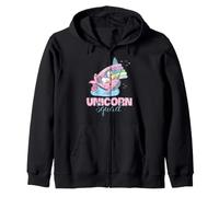 Narvalo Unicorn Squad Cute Fantasy Ocean Animal Felpa con Cappuccio