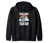 Narvalo Unicorn Squad Cute Fantasy Ocean Animal Felpa con Cappuccio
