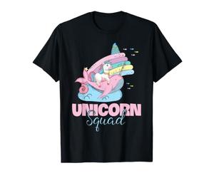 Narvalo Unicorn Squad Cute Fantasy Ocean Animal Maglietta