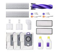 NARWAL Flow Set Accessori Originale, Mop Cloth2, Side Brush4, Spazzola Antigroviglio1, Filtro HEPA2, Sacchetto Polvere 3, Serbatoio Polvere1, Detergente2, Filtro Base2