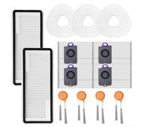 NARWAL per Freo X10 Pro, kit di accessori per aspirapolvere YJCC027 con filtro HEPA, panni in microfibra, sacchetti per la polvere e spazzole laterali