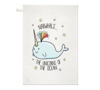 Narwhals The Unicorn Di Oceano Strofinaccio Piatto Panno - Magico Divertente