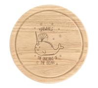 Narwhals The Unicorn Di The Oceano Rotondo Tagliare Formaggio Tavola Divertente