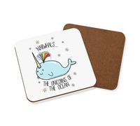 Narwhals The Unicorn Di The Oceano Sottobicchiere - Divertente Mare