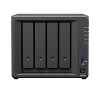 NAS 4Bay con 2 porte GbE, ideale per l'archiviazione e la gestione di dati in rete in ambienti domestici e aziendali.