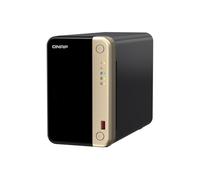 NAS assemblato QNAP Tower TS-264-8G 36TB (2x18TB) con HDD Seagate Exos