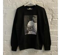 Nas B&w Nero Girocollo Felpa Maglione