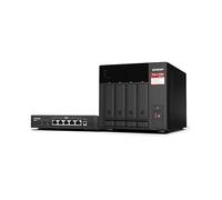 QNAP TS-473A-SW5T Serveur NAS 4 Baies + QSW-1105-5T