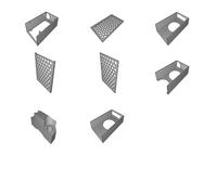 NAS Server Case for Raspberry Pi with 30mm Cooling Fan and HDD Frame Mount