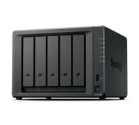 NAS Synology DiskStation DS1525+ Ryzen Embedded V1500B 8GB DDR4 0TB 2.5GbE PCIe 5 Bay Black
