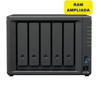 NAS Synology DS1525+ 5 Bay 32GB DDR4 AMD Ryzen 2.5GbE Torre Espandibile Cache NVMe