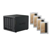 NAS Synology DS425+ 4x SSD 2.5GbE Sistema Compatto e Sicuro NAS Synology DS425+ 4x SSD 2.5GbE Sistema Compatto e Sicuro