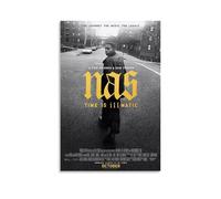Nas Time is IllMATIC - Dipinto murale impermeabile e antimacchia, ad alta definizione, dipinto a spruzzo, decorazione per studio e caffetteria, resistente allo sbiadimento, senza cornice, 20 x 30 cm