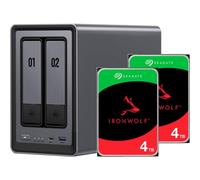 NAS UGREEN 54TB 8GB RAM 2 bay 2,5GbE HDMI USB-C SD M.2 DXP2800