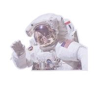NASA Adesivo per Finestrino Auto Passeggeri Ride with Space Astronaut, Multicolore, Taglia Unica, Vinile