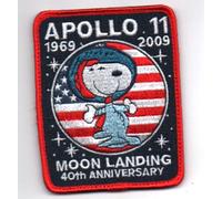 Nasa APOLLO-11 Armstrong Moon Sbarco 1969-2009 40th-ANNIVERSARY Snoopy Toppa