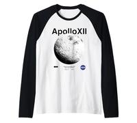 NASA - Apollo XII Lunare Surface Maglia con Maniche Raglan