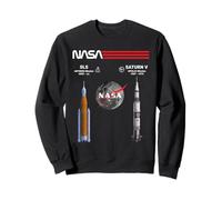 NASA Artemis Apollo Luna Missione SLS Saturn V Felpa
