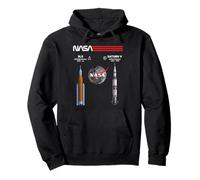NASA Artemis Apollo Luna Missione SLS Saturn V Felpa con Cappuccio