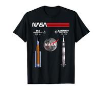 NASA Artemis Apollo Luna Missione SLS Saturn V Maglietta