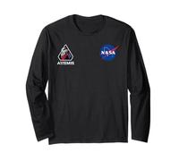 NASA Artemis II Missione Insignia Meatball Logo Maglia a Manica